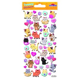 STICKERS TWEENY FOAMY CATS PLAYING 2
