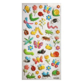 BUGS GLITTER TWEENY FOAMY STICKERS