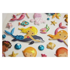 TWEENY FOAMY MERMAID STICKERS