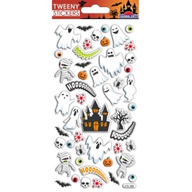TWEENY FOAMY HALLOWEEN GHOST STICKERS