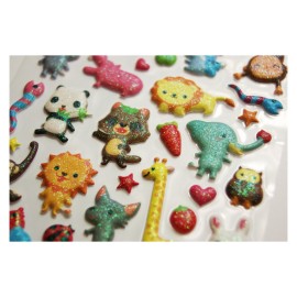 STICKERS TWEENY FOAMY ANIMALS