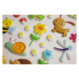 STICKERS TWEENY FOAMY DECOR ANIMALS SPRING 2