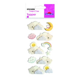 STICKERS TOPPER SCRAP & DECORATIVE DREAMS RELIEF