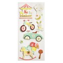 STICKERS SCENY SCRAP & DECO CAROUSEL RELIEF