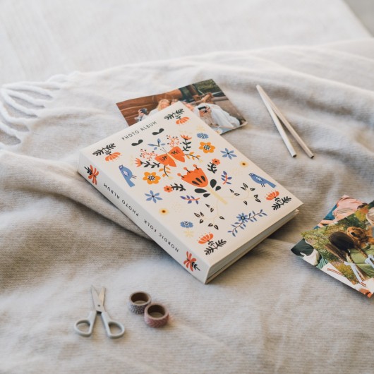 FOLK NORDICO 200 POCKETS 13X20CM PHOTO ALBUM