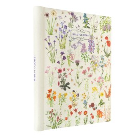 WILD FLOWERS 30 SELF-ADHESIVES PAGES 24X32CM PHOTO ALBUM