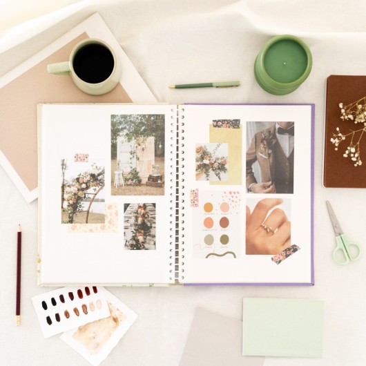 WILD FLOWERS 30 SELF-ADHESIVES PAGES 24X32CM PHOTO ALBUM