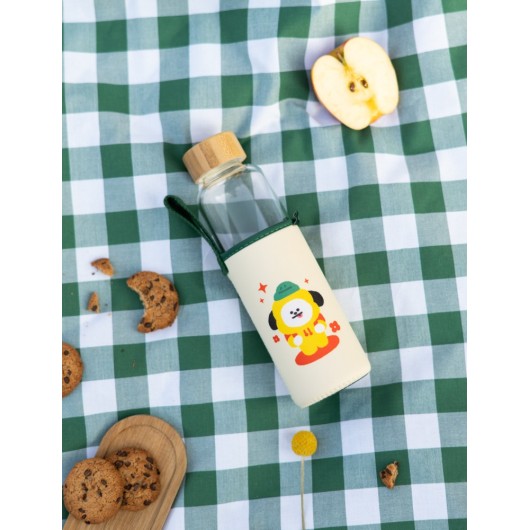 BT21 CHIMMY GLASS BOTTLE