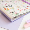 WILD FLOWERS 4 RING BINDER