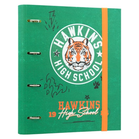 STRANGER THINGS HIGH SCHOOL 4 RING BINDER