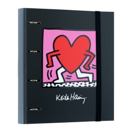 KEITH HARING 4 RING BINDER