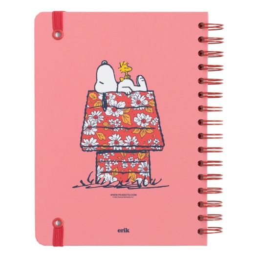 CUADERNO TAPA FORRADA A5 SNOOPY LOVE YOURSELF