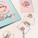 PUSHEEN POLYPROPYLENE 4 RING BINDER
