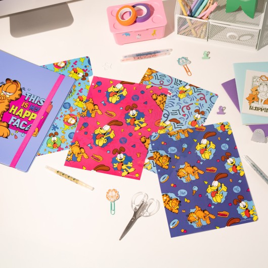 GARFIELD POLYPROPYLENE 4-RING BINDER