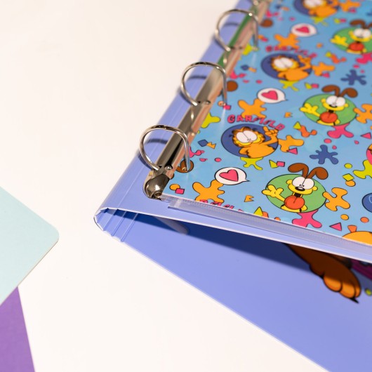 GARFIELD POLYPROPYLENE 4-RING BINDER