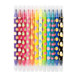 PUSHEEN FRUITS SET OF 12 ERASEABLE MARKERS