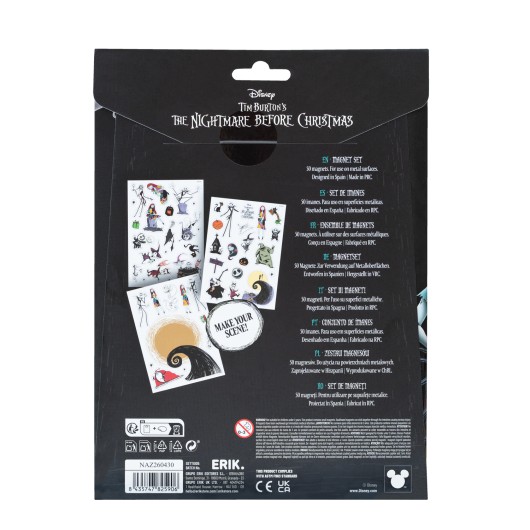 DISNEY NIGHTMARE BEFORE CHRISTMAS DIE-CUT MAGNET SET