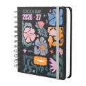 FLORAL CUBES 2026/2027 DAY PER PAGE M 11 MONTHS ACADEMIC DIARY