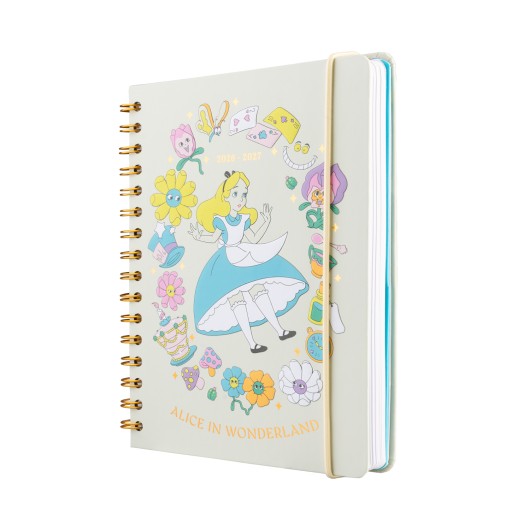 DISNEY ALICE IN WONDERLAND 2026/2027 WEEK TO VIEW A5 12 MONTHS ACADEMIC DIARY