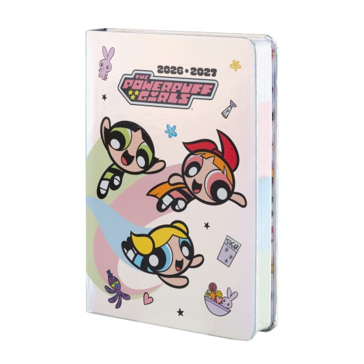 THE POWERPUFF GIRLS 2026/2027 WEEK TO VIEW POCKET 17 MONTHS ACADEMIC DIARY