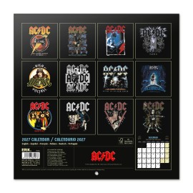 AC/DC 2027 30X30 CALENDAR 2