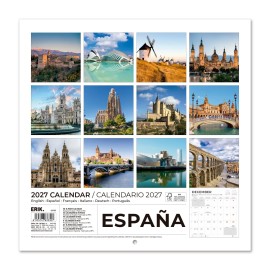 SPAIN 2027 30X30 CALENDAR 2