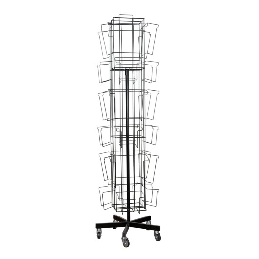  4-SIDED ROTATING CALENDARS DISPLAY 12+12 - 30X30 + DELUXE (NO MERCHANDISE) 
