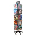 4-SIDED ROTATING CALENDAR DISPLAY BLACK C-20 (NO MERCHANDISE) 