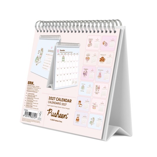 PUSHEEN 2027 DESK CALENDAR