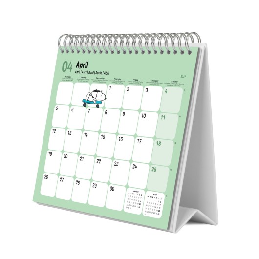 SNOOPY 2027 DESK CALENDAR
