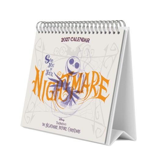 DISNEY THE NIGHTMARE BEFORE CHRISTMAS 2027 DESK CALENDAR