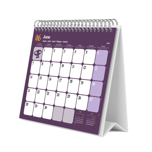 DISNEY THE NIGHTMARE BEFORE CHRISTMAS 2027 DESK CALENDAR