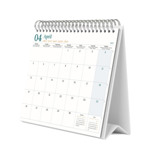 MONET 2027 DESK CALENDAR