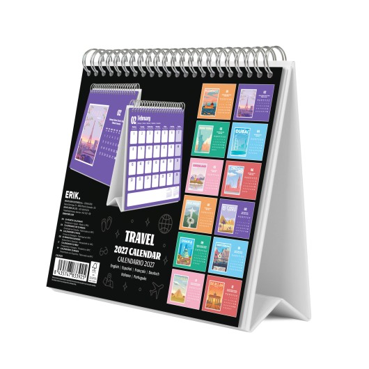 TRAVEL 2027 DESK CALENDAR