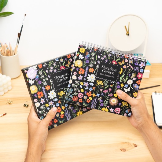 SLEEPLESS GARDEN 2027 DESK CALENDAR