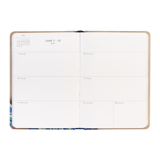 HOKUSAI 2027 A6 WEEK VIEW FULL YEAR DIARY