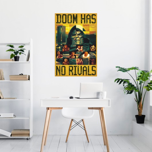 MARVEL AVENGERS DOOMSDAY DOOM HAS NO RIVALS POSTER