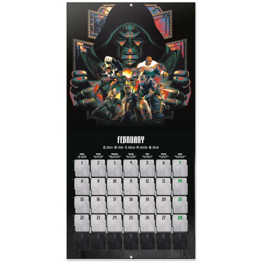 MARVEL THE AVENGERS 2027 30X30 CALENDAR