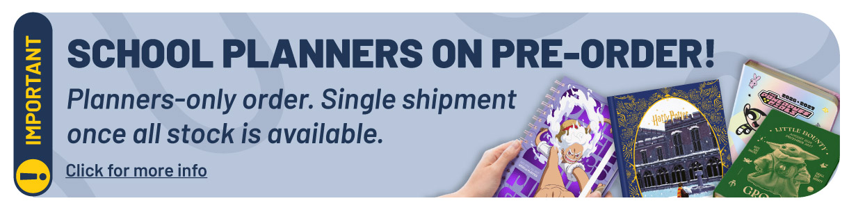School planners on pre-order