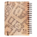 CUADERNO TAPA FORRADA A5 HARRY POTTER THE MARAUDER'S MAP