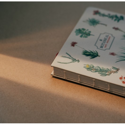 CUADERNO ENCUADERNACION ARTESANAL A5 BOTANICAL CACTI AND SUCCULENTS KOKONOTE