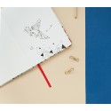 CUADERNO ENCUADERNACION ARTESANAL A5 JAPANESE FLYCATCHERS KOKONOTE