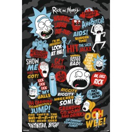 POSTER RICK AND MORTY QUOTES