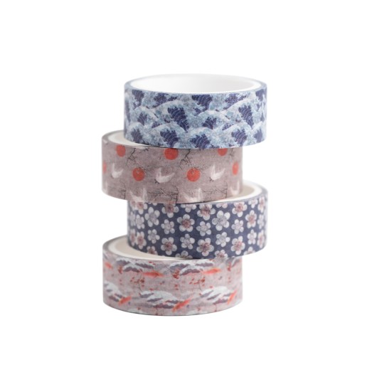 SET 4 WASHI TAPE HOKUSAI KOKONOTE