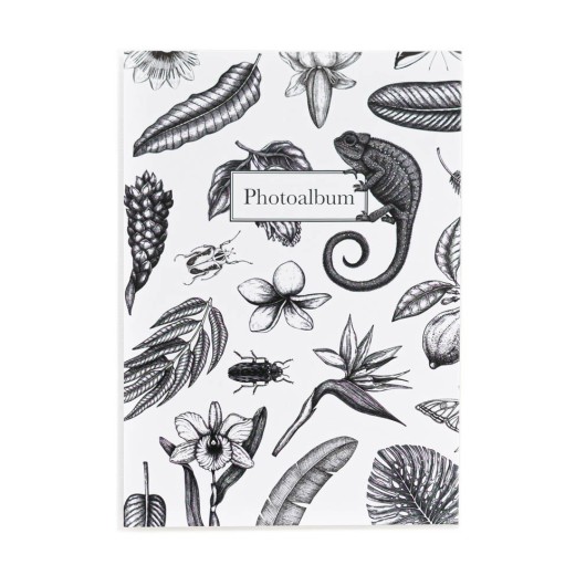 ALBUM FOTO SOFT 36 BOLSILLOS 10X15CM TROPICAL BW