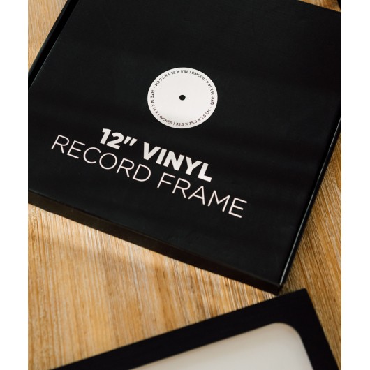 MARCO VINILO PREMIUM 32X32 CM MDF NEGRO