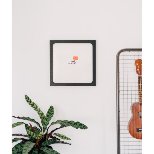 MARCO VINILO PREMIUM 32X32 CM MDF NEGRO
