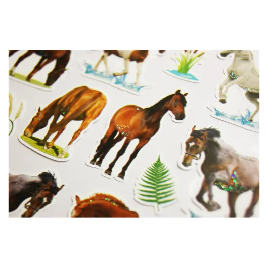 PEGATINAS CLASSY CABALLOS GLITTER
