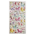 PEGATINAS TWEENY FOAMY UNICORNIOS GOLD