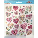 PEGATINAS CLASSY DIAM CORAZONES STRASS